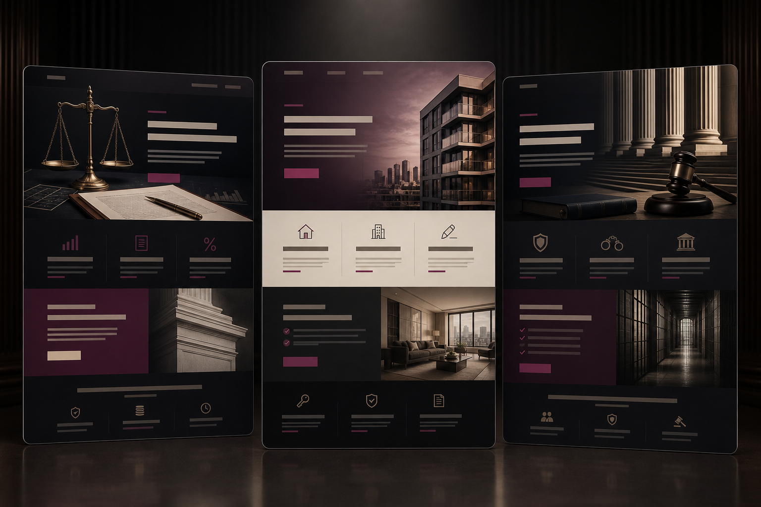 Prévia do projeto Landing Pages para Advocacia